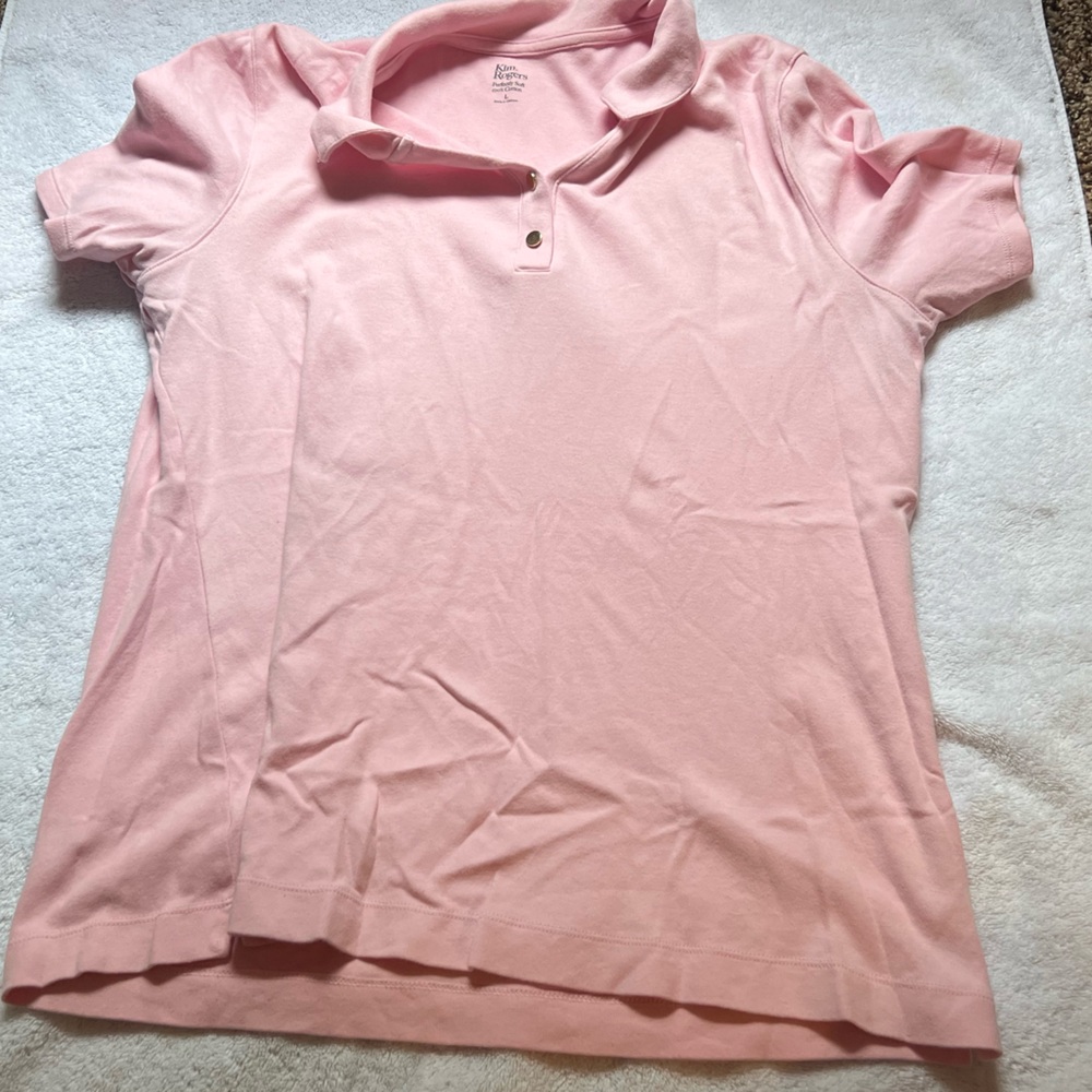 Kim rogers polo pink large